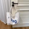 Nova Bolsa Estilo Ocidental Simples Casual Grande Capacidade Verão 2025 Design de Nicho Bolsa de Ombro Tote Feminina