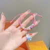 Pulsera Kulomi Niños Sanrio Niñas Dulce Linda Hecha a Mano Dibujos Animados Cuerda de Mano Pequeño Regalo Accesorios Exquisitos