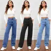 AliExpress 2026 Pantalones Vaqueros de Moda para Mujer de Verano Más Vendidos Versátiles de Color Sólido Largos En Stock