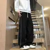 Pantalones Deportivos de Explorador para Hombre, Estilo High Street Americano, Cintura Elástica, Pierna Ancha, Estilo Casual, Para Hombres Altos, Colección Primavera y Otoño