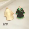 Temporada de Formatura Desenho Animado Pingente com Gotejamento de Óleo Uniforme de Bacharel Chapéu de Bacharel Joia de Liga Metálica Pingente Acessórios para Colar Personalizados Venda por Atacado