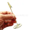 Sujetalibros con forma de flor de nenúfar para gafas de 8 caracteres, clip para notas, portatarjetas de asiento de boda, portatarjetas, artículo en stock transfronterizo