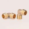 Codo de cobre para manguera de agua, tubería de aire, accesorios de unión neumática, todo en cobre, interior y exterior, rosca NPT, de Amazon, transfronterizo