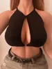 CIB0278 Lencería Moderna Sexy para Mujer de Cuello Halter Sujetador Top Casual Cómodo Transfronterizo Europeo y Americano En Stock