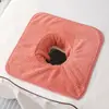 Toalla gruesa especializada para cama de masaje de salón de belleza con agujero, funda de almohada y almohadilla facial