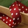 Moño de Listón de Poliéster Estampado diy Accesorios para el Cabello Ropa Zapatos Adorno de Flores Accesorios Caja de Regalo Paquete de Flores Círculo Punto Cinturón