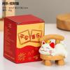 Decoração de casa de gato lúcido fofo mini, decoração de mesa de entrada de gato de desenho animado, presente, decoração de casa