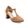Sandalias Caladas para Mujer, Estilo Europeo y Americano, Zapatos de Mujer Talla Grande, Zapatos de Estudiante, Tacones Altos, Exportación, Amazon, Transpirables, Adelgazantes