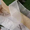 Fita de seda brilhante lisa com estampa de céu estrelado para laços artesanais DIY, acessórios de cabelo, roupas, sapatos, chapéus, caixas de presente e embalagens de flores