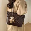 Bolso Transfronterizo de Aspecto Elegante, Alta Calidad y Gran Capacidad para Mujer, Nuevo Bolso de Hombro, Bolso Tote de Cadena Rombo para Viajes Diarios