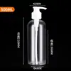 Botella Transparente para Loción de Mascotas con Bomba de Presión Tipo Pico de Pato, Botella Dispensadora de Cosméticos, Botella de Plástico para Loción de 50ml 100ml