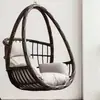 Silla colgante de ratán, silla mecedora para el hogar, silla colgante para balcón interior, silla colgante tipo nido de pájaro para patio, columpio para dos personas, hamaca perezosa