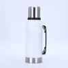 Tetera aislada transfronteriza, tetera de agua caliente de acero inoxidable 304, tetera portátil de gran capacidad para uso en exteriores y en casa, taza aislada para exteriores