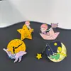 Serie del Principito de Anime de Dibujos Animados Insignia Metálica Periférica Decoración de Rosa Insignia de Cuento de Hadas del Universo Decoración de Moda