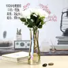 Jarrón de cristal minimalista estilo nórdico hecho a medida con un toque de alta gama para sala de estar y mesa de comedor, decoración para arreglos florales hidropónicos