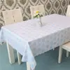 Toalha de Mesa PVC Impermeável à Prova de Óleo Antiescaldante Descartável para Mesa de Jantar Sala de Estar Doméstica Quadrada para Mesa de Centro Fábrica Ponto de Venda Atacado