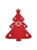 Nuevos Porta Cubiertos Navideños Transfronterizos de Fieltro para Decoraciones de Mesa, Vajilla de Árbol de Navidad, Vajilla de Alce, Ángel, Copo de Nieve