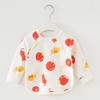 Roupas de Outono para Bebê Blusa Cardigã Algodão Puro Roupas de Outono para Recém-Nascidos Roupas de Outono e Primavera para Bebê Macacão Roupas para Cobrir as Costas Roupas de Outono