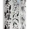 Estilo Antiguo Mazo Deco 01 Estampado en Caliente Bambú Hoja de Arce Palabras cero Diario Cinta Washi Lino Fluido Material Liso Pegatinas Decorativas