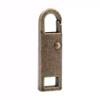 Tirador de metal con cremallera desmontable, accesorio para ropa, abrigo, bolso, bolso, cremallera, colgante
