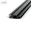Perfil de PVC personalizado, perfil de plástico de PVC ignífugo, procesamiento de extrusión de PVC, procesamiento de moldeo por extrusión
