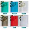 Tablero de policarbonato para luz diurna de PC tablero de panal de abeja doble capa hueco toldo transparente parasol tablero de policarbonato tablero de policarbonato para luz diurna