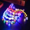 Faixa de Cabeça de Guirlanda Brilhante Transfronteiriça Headwear Flash Wreath Headband Barraca Pequenos Presentes Atrações Turísticas Mercado Noturno Atacado