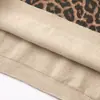 Para Ropa de Mujer al por Mayor Transfronteriza Estilo Europeo y Americano Primavera y Otoño Estampado de Leopardo Sencillo Versátil Prendas de Punto de Manga Larga 0506110