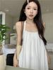 Vestido Halter sin Espalda Estilo Resort para Mujer Verano Nuevo Diseño Francés Nicho Cubre Carne Moda Reductor de Edad Falda Larga