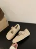 Zapatos de Piel con Suela Gruesa para Aumentar Altura para Mujer, Zapatos Birkenstock para Exteriores Estilo Nuevo 2026 Zapatos de Invierno Mary Jane para Fiesta con Algodón Polar Añadido
