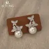 Joias Aitong Novos Brincos Borboleta Luxo Leve Temperamento Personalidade Mais Fáceis de Combinar Brincos Estilo Ins Coreano Brincos Exquisitos