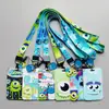 Animación de Dibujos Animados Funda Rígida para Tarjeta de Autobús de Empuje Térmico Tarjeta de Estudiante de Transferencia Térmica Tarjeta de Comida de Campus de Estudiante Lanyard de Poliéster Monstruo Grande