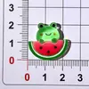 Lindos accesorios de resina translúcida de animales y frutas de dibujos animados para pinzas para el cabello DIY, accesorios para el cabello, fundas de teléfono con pegamento de crema e imanes para refrigerador
