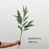 Arranjos florais verdes com tema de floresta para casamento, folhas, decorações para salão de casamento, arranjos de chão, flores artificiais, plantas verdes, grama de aspargo, materiais florais simulados