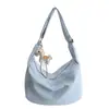 Estilo Coreano 2026 Nuevo Bolso de Nube Plegado de Nicho, Bolso Dumpling Dulce y Versátil para el Trabajo, Bolso Cruzado de Gran Capacidad para Niñas