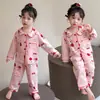 Pijama para Niña Primavera y Otoño 2026 Nuevo Elegante Conjunto de Primavera Infantil Moda Ropa de Casa de Algodón para Bebés Niñas