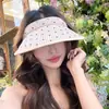 Gorra Fresca y Dulce Estilo Coreano, Transpirable y Versátil Sombrero de Protección Solar para Mujer, Adecuado para Verano, Playa y Costa