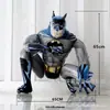 Nuevo superventas globo de cumpleaños para bebé tamaño pequeño Spider-Man Iron Man Batman globo de película de aluminio de ensamblaje tridimensional