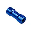 Columna de aleación de aluminio anodizado de siete colores, columna de aislamiento de rosca interna, columna espaciadora de doble paso, tubo de aluminio cilíndrico grado 4.8, M3