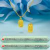 Colgante de Fortuna de Plata Pura 999 Versátil Estilo Diario Colgante con Carácter de Fortuna Colgante Encanto Cuerda Trenzada Joyería DIY Accesorios Hechos a Mano
