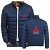 Otoño e invierno nuevo para hombre comercio exterior transfronterizo cálido con logo de coche estampado chaqueta acolchada de algodón moda exterior Deportes cárdigan para hombre