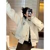 Chaqueta de Uniforme de Béisbol Americano para Mujer Primavera y Otoño 2024 Nuevo Estilo Caliente Principios de Otoño Chaqueta Corta Casual Pequeña Top