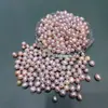 Perlas de Agua Dulce Sueltas de 6-7 mm Color Púrpura Colorido Forma de Gota Brillo Fuerte Sin Defectos Básicos Perlas Sueltas al por Mayor del Fabricante de Zhuji