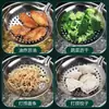 Cuchara ranurada de acero inoxidable 304, grado alimenticio, tamaño grande, para sacar fideos y dumplings, colador pequeño, utensilio de cocina