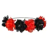 Fabricantes de Origen Pueden Personalizar Yiwu Guirnalda al por Mayor Accesorios para la Cabeza Flores de Colores Diadema DIY para Niños Diadema