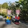Muñecas de Minorías Étnicas, Marionetas de Madera, Juguetes, Manualidades de Tela, Artesanías Turísticas de Guizhou, Muñecas Especiales de la Etnia Miao