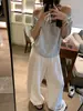 3501 # Calça Casual Feminina para Caminhada, Verão 2025, Proteção Solar, Solta, Leve, Fluida, Fresca, Perna Larga, Comprimento Total