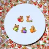 Ornamentos Luminosos de Capivara em Resina Acessórios Desenho Animado DIY Faixa de Cabeça de Creme Presilha de Cabelo Telefone Adesivos Artesanais Atacado