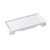 Talheres para hot pot de autoatendimento prato de carne imitação de porcelana plástico prato retangular para acompanhamentos especial para catering prato raso