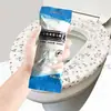 Funda de Inodoro Desechable Empaque Independiente Portátil para Viaje Espaciador de Inodoro No Tejido Tapete de Inodoro Desechable